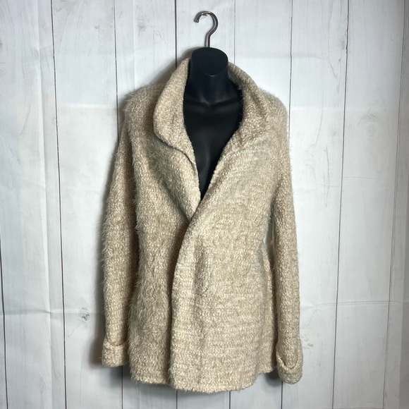 TOBI Oversized so SOFT Long Fuzzy Cover Up Sweater Small Cardigan Teddy - Picture 6 of 9